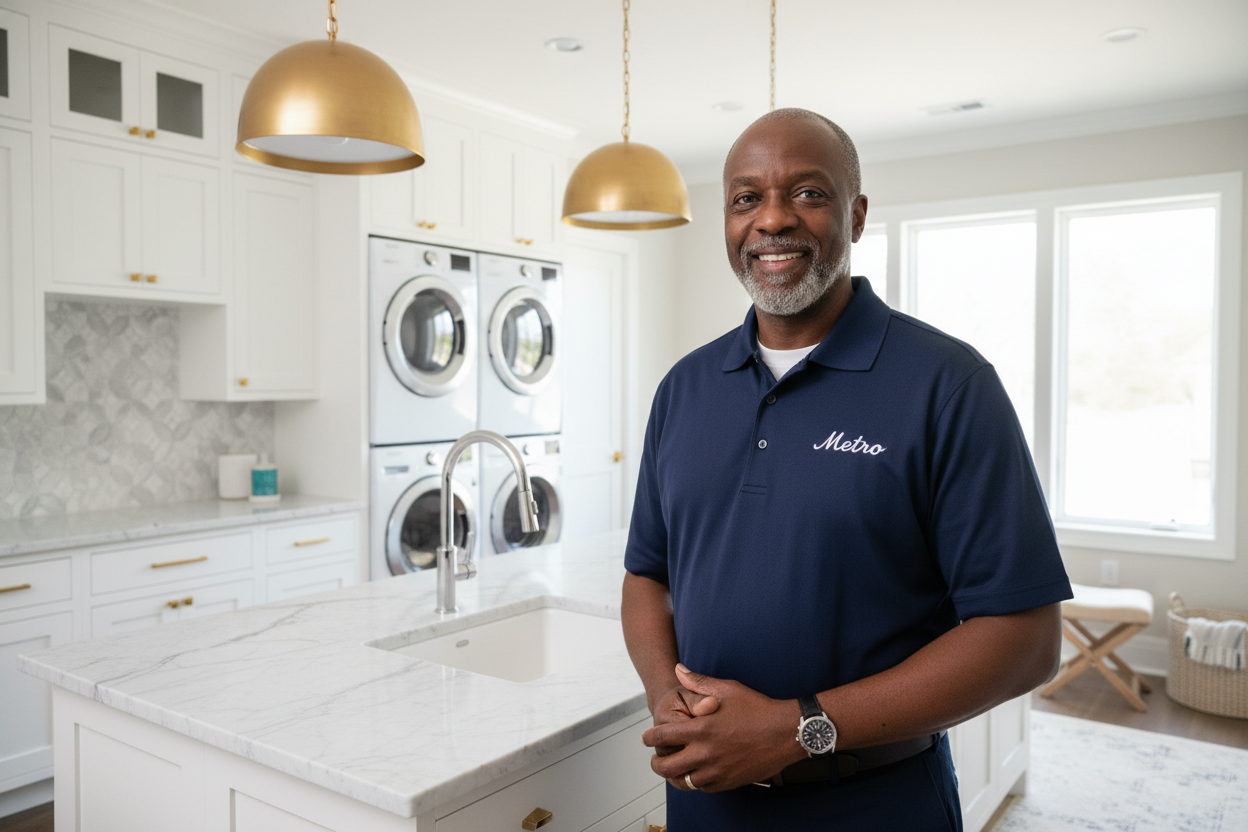 too close up, laundry room is in a high end home